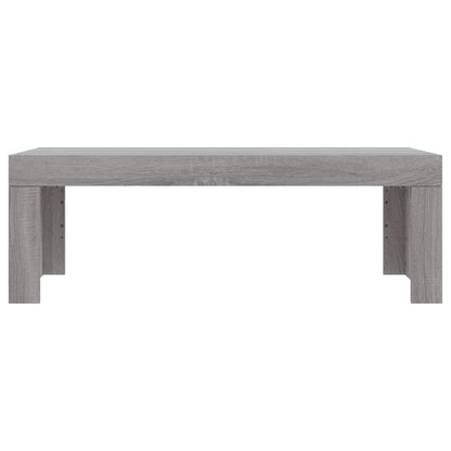 Table basse sonoma gris 102x50x36 cm bois d'ingénierie