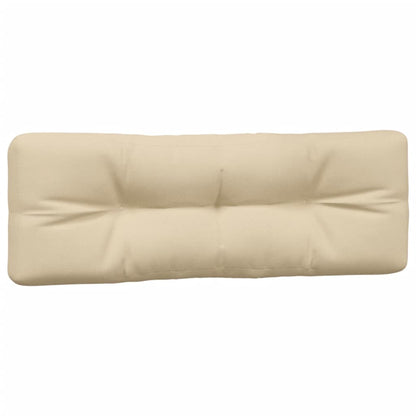 Coussins de palette lot de 7 beige tissu