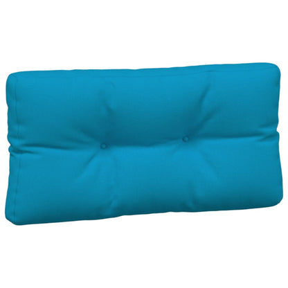 Coussins de palette lot de 7 bleu tissu