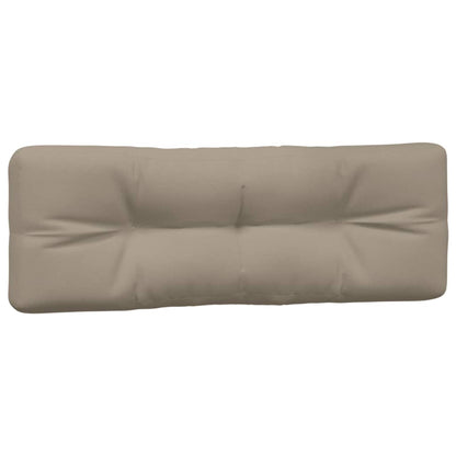 Coussins de palette lot de 7 taupe tissu