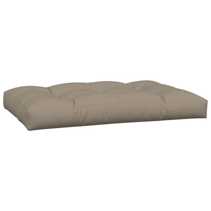 Coussins de palette lot de 7 taupe tissu