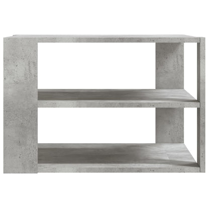 Table basse gris béton 59,5x59,5x40 cm bois d'ingénierie