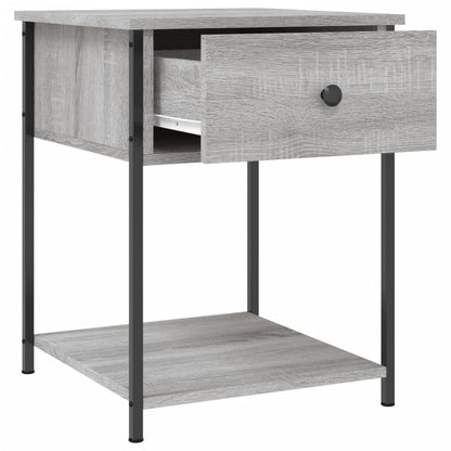 Table de chevet sonoma gris 44x45x58 cm bois d'ingénierie