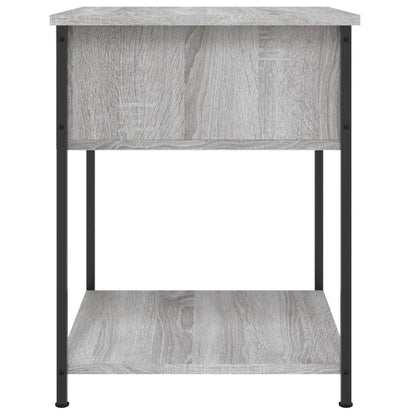 Table de chevet sonoma gris 44x45x58 cm bois d'ingénierie