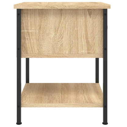 Table de chevet chêne sonoma 34x35,5x45 cm bois d'ingénierie