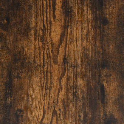 Table de chevet chêne fumé 35x34,5x70 cm bois d'ingénierie