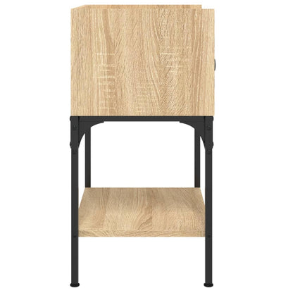 Table de chevet chêne sonoma 40,5x31x60 cm bois d'ingénierie