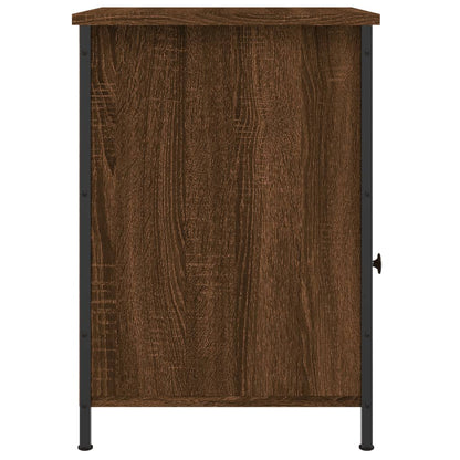 Table de chevet chêne marron 40x42x60 cm bois d'ingénierie