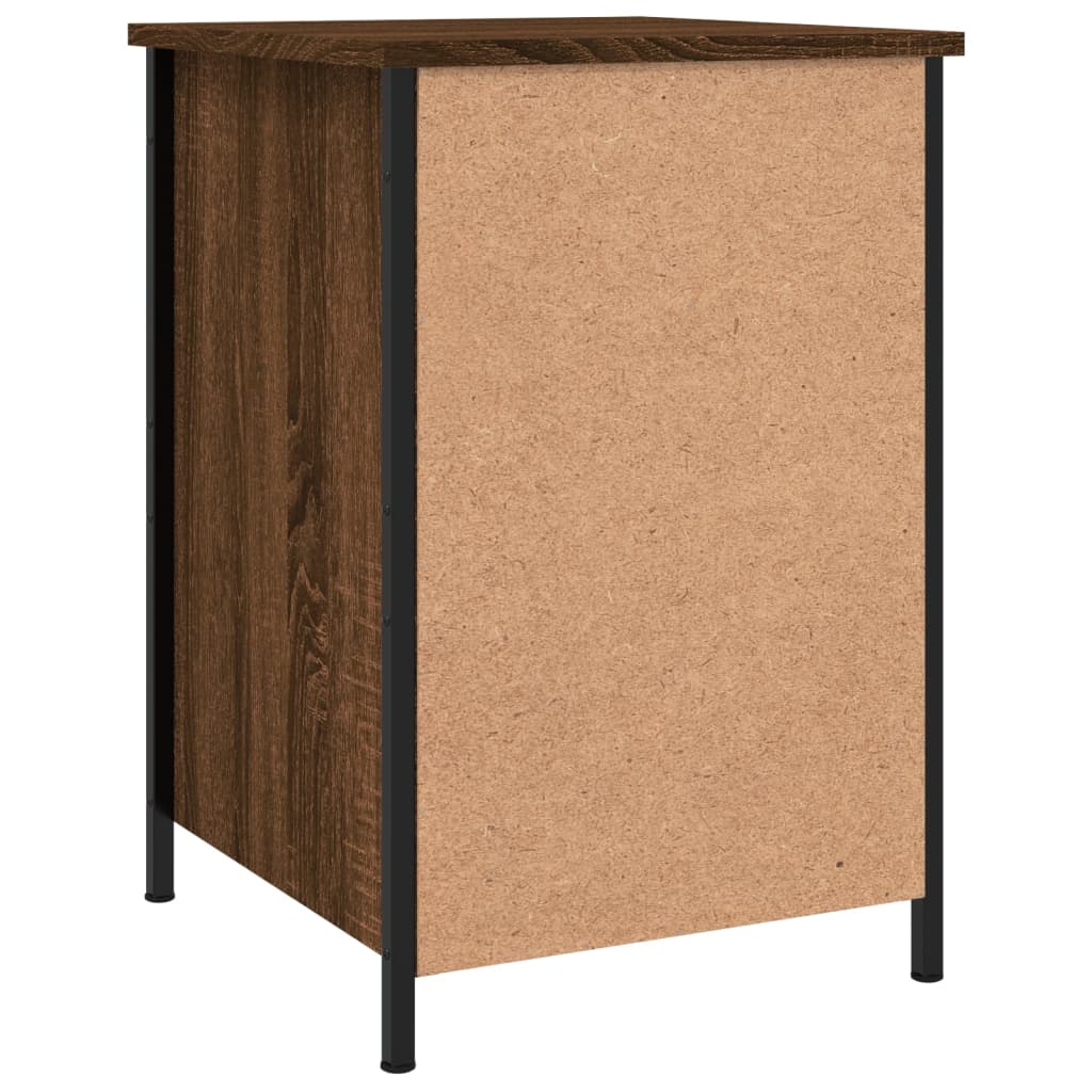 Tables de chevet 2pcs Chêne marron 40x42x60cm Bois d'ingénierie