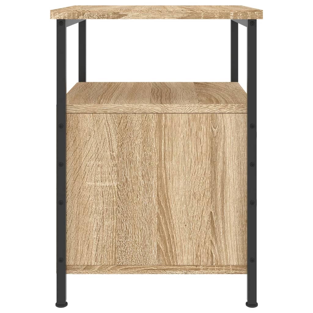 Table de chevet chêne sonoma 34x35,5x50 cm bois d'ingénierie