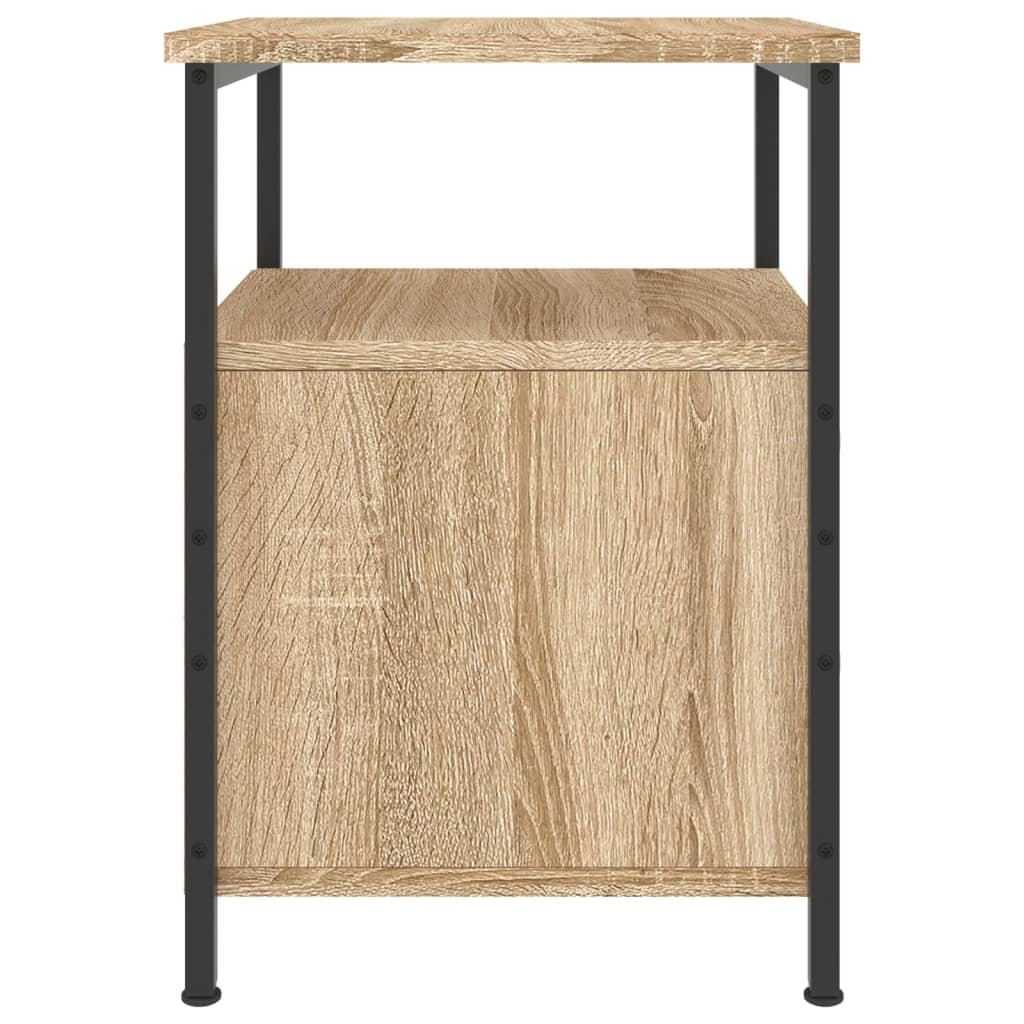 Tables de chevet 2pcs chêne sonoma 34x35,5x50cm bois ingénierie