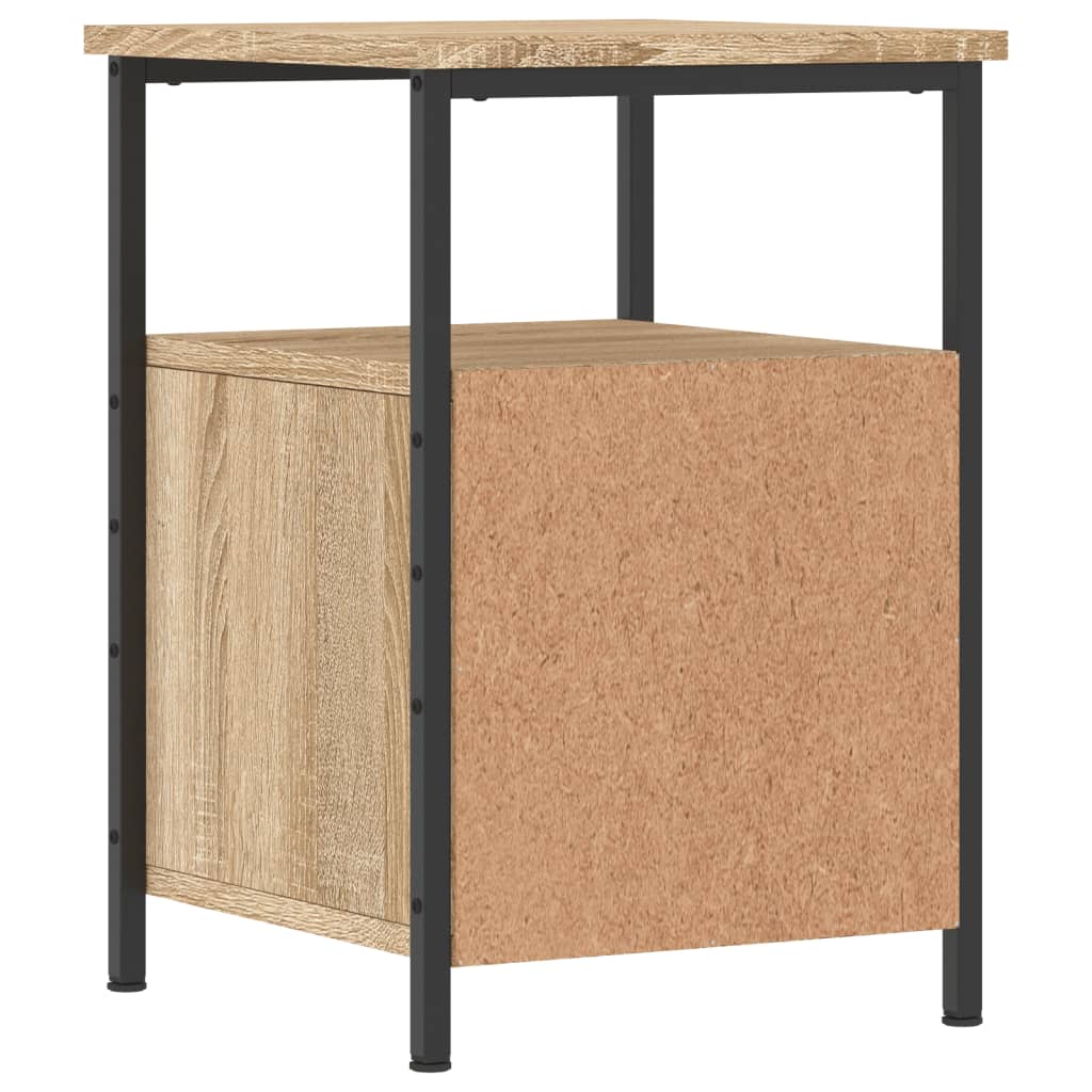 Tables de chevet 2pcs chêne sonoma 34x35,5x50cm bois ingénierie