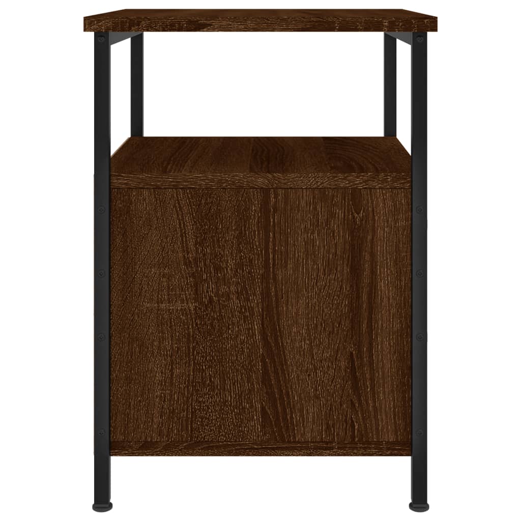 Tables de chevet 2pcs chêne marron 34x35,5x50cm bois ingénierie