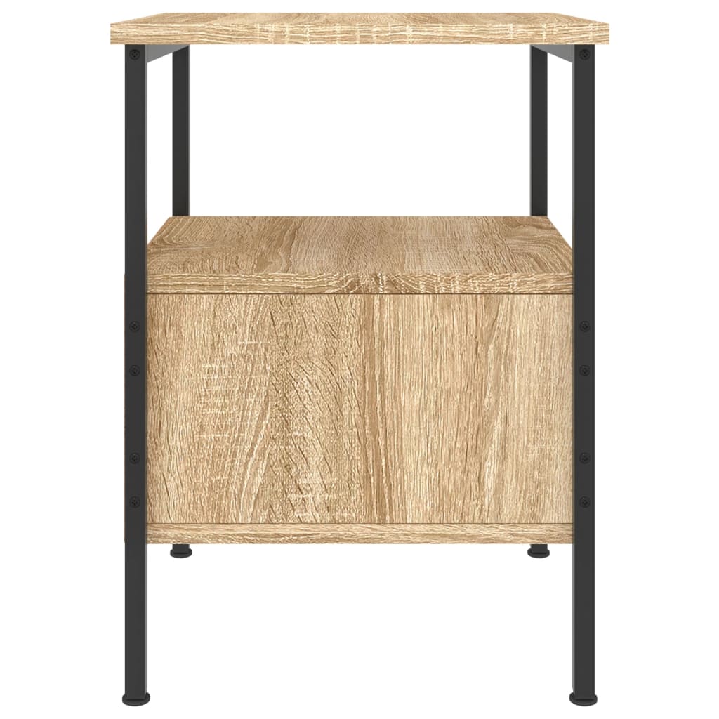 Table de chevet chêne sonoma 34x36x50 cm bois d'ingénierie