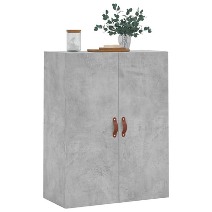 Armoire murale gris béton 69,5x34x90 cm