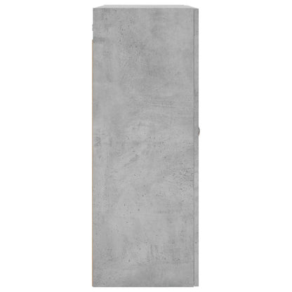 Armoire murale gris béton 69,5x34x90 cm