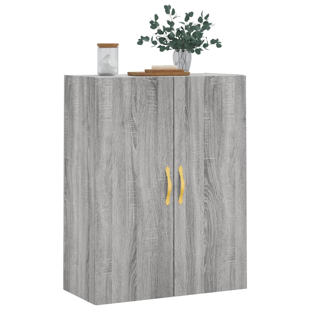 Armoire murale sonoma gris 69,5x34x90 cm