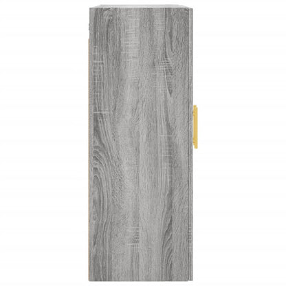 Armoire murale sonoma gris 69,5x34x90 cm