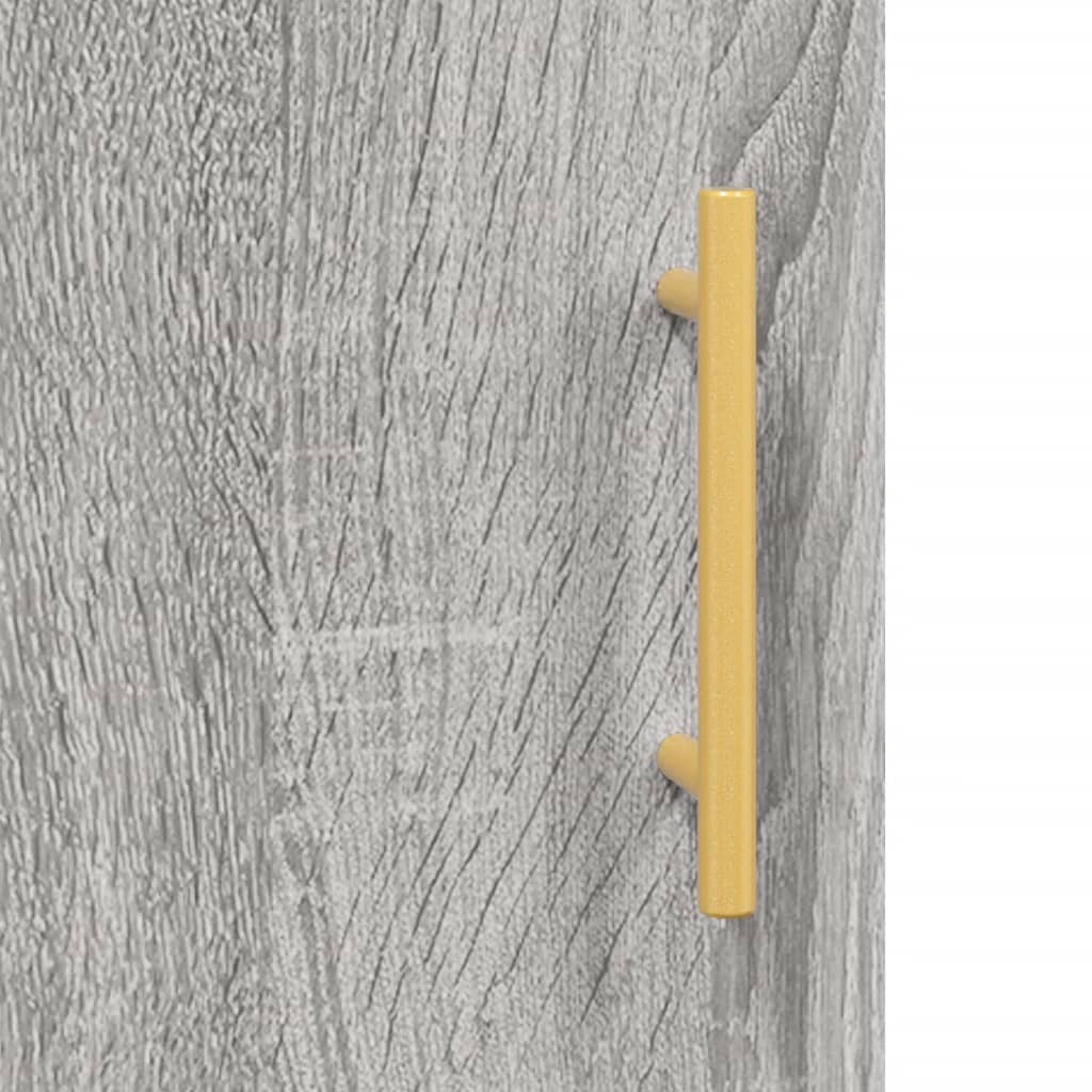 Armoire murale sonoma gris 69,5x34x90 cm