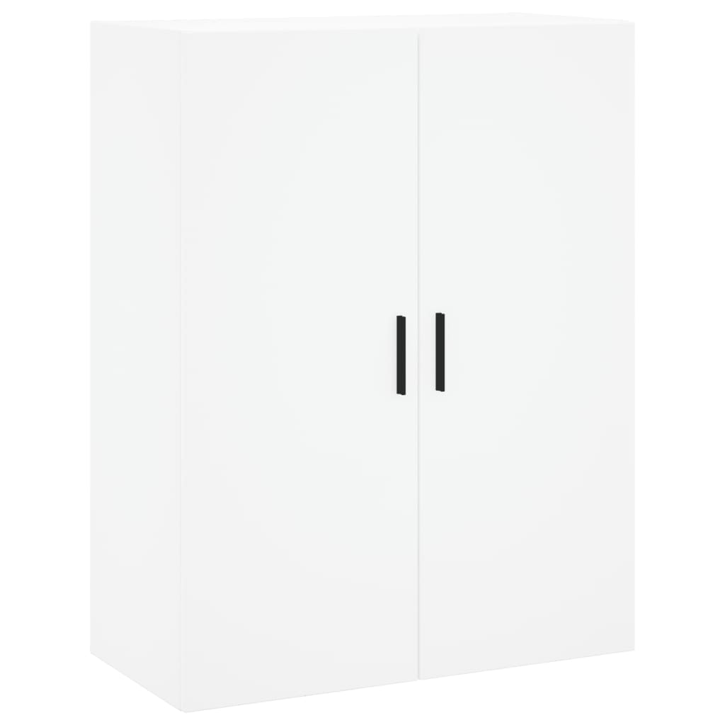 Armoire murale blanc 69,5x34x90 cm