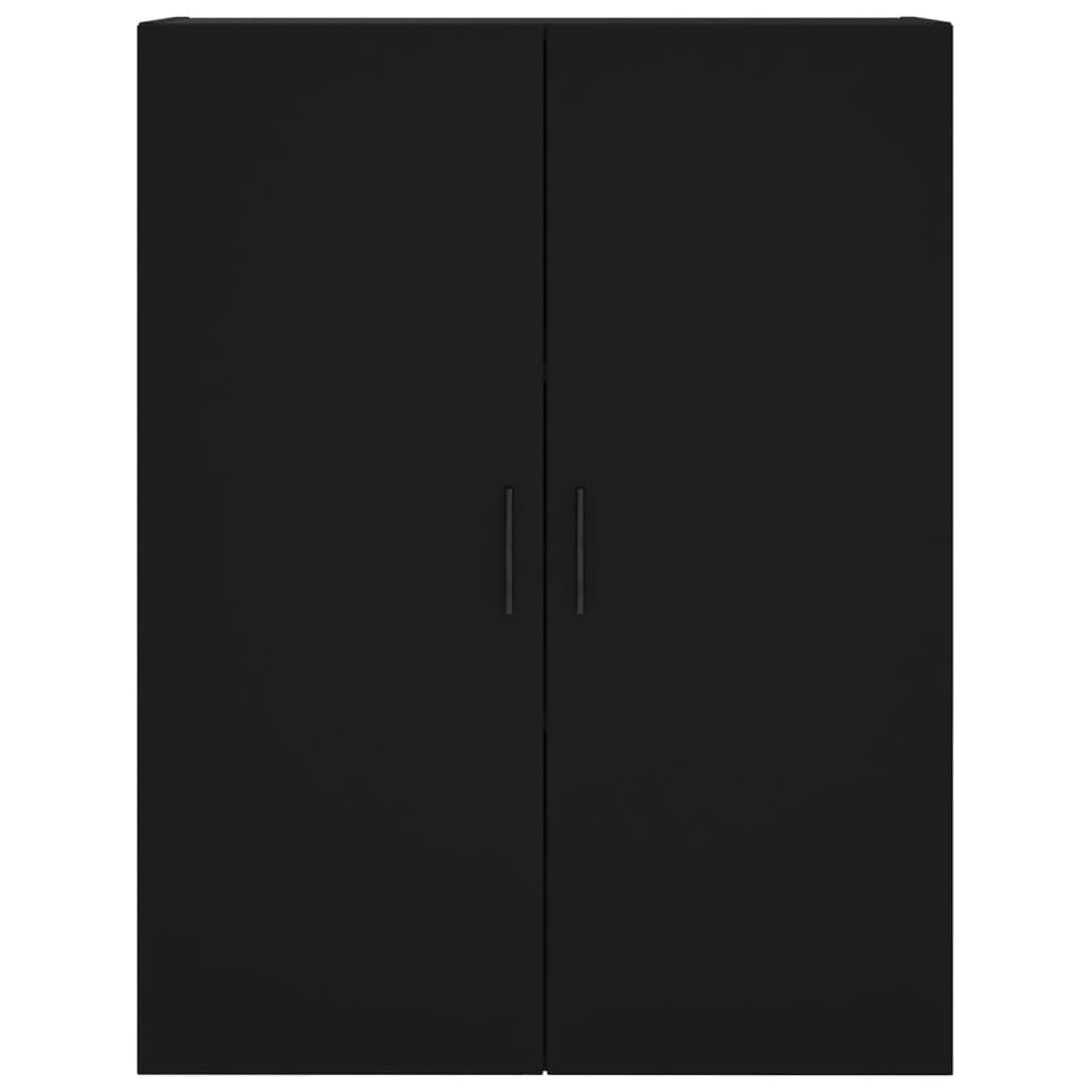 Armoire murale noir 69,5x34x90 cm