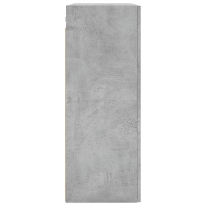 Armoire murale gris béton 69,5x34x90 cm