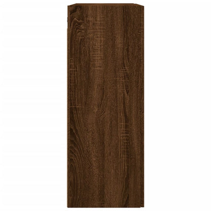 Armoire murale chêne marron 69,5x34x90 cm