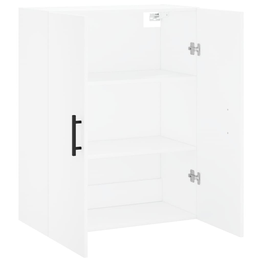 Armoire murale blanc 69,5x34x90 cm