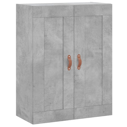 Armoire murale gris béton 69,5x34x90 cm bois d'ingénierie