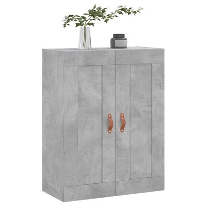 Armoire murale gris béton 69,5x34x90 cm bois d'ingénierie