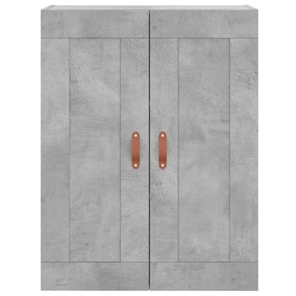 Armoire murale gris béton 69,5x34x90 cm bois d'ingénierie