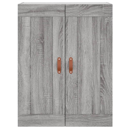 Armoire murale sonoma gris 69,5x34x90 cm bois d'ingénierie