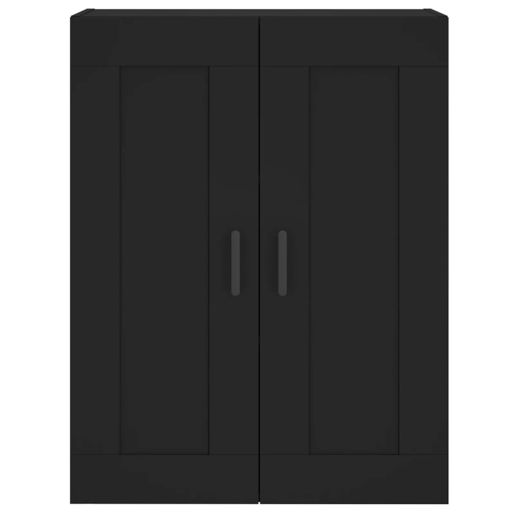 Armoire murale noir 69,5x34x90 cm bois d'ingénierie