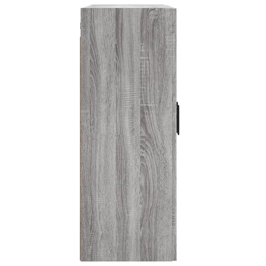 Armoire murale sonoma gris 69,5x34x90 cm bois d'ingénierie