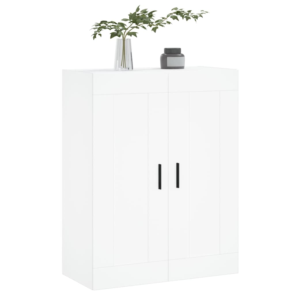 Armoire murale blanc 69,5x34x90 cm bois d'ingénierie