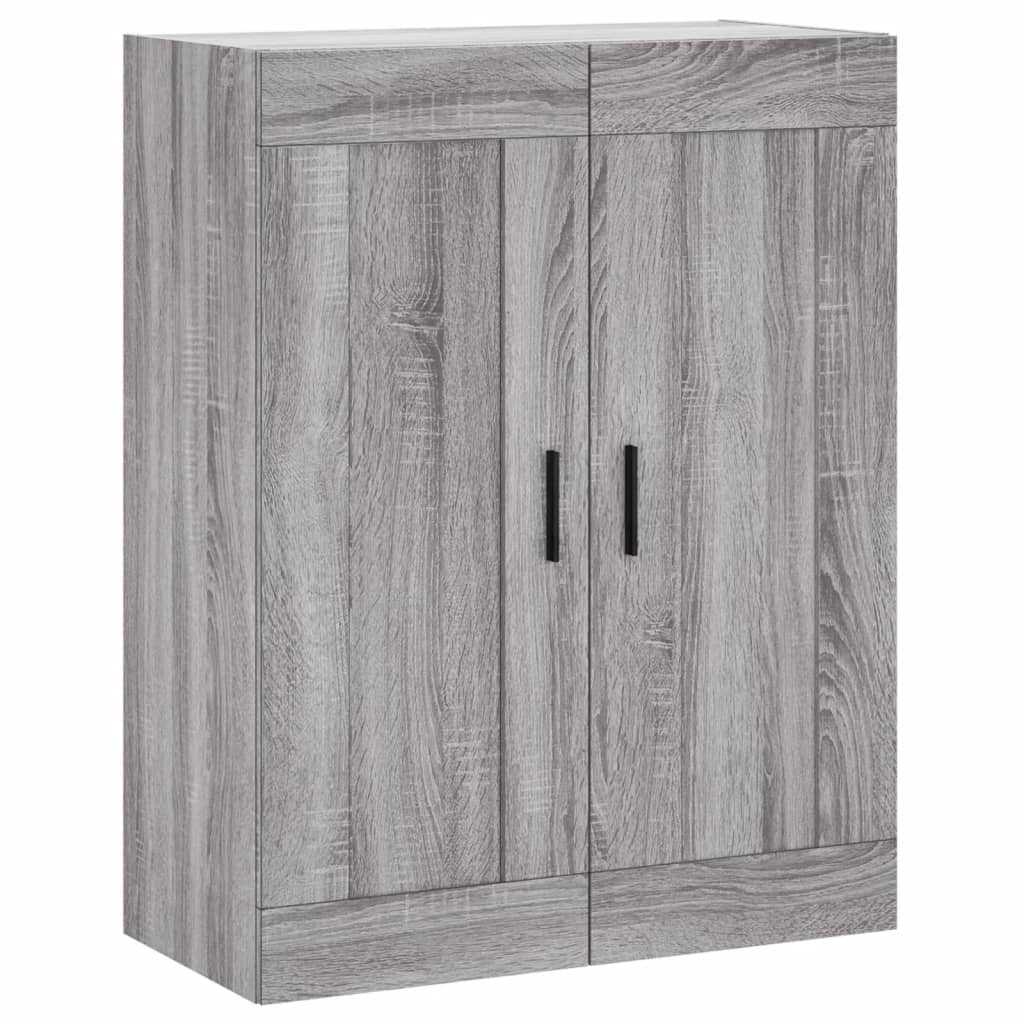 Armoire murale sonoma gris 69,5x34x90 cm bois d'ingénierie