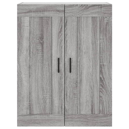 Armoire murale sonoma gris 69,5x34x90 cm bois d'ingénierie