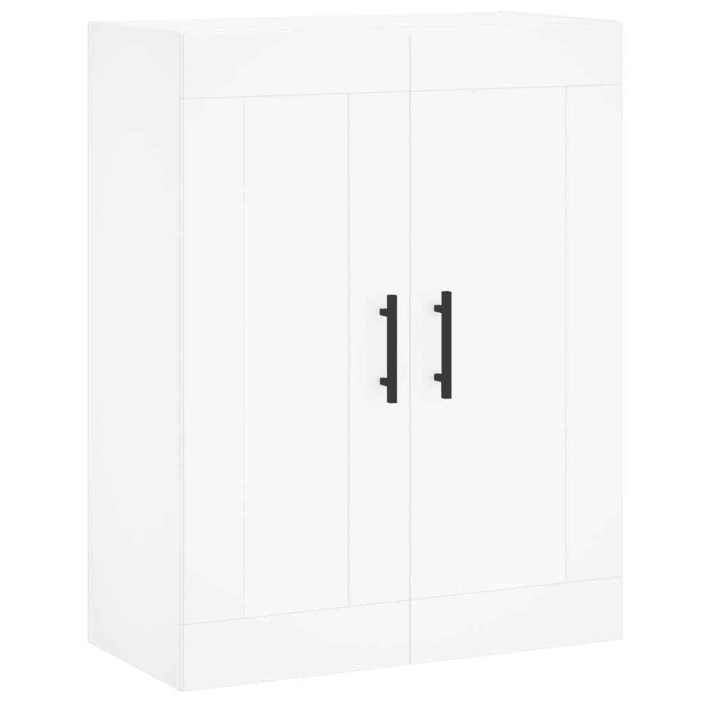 Armoire murale blanc 69,5x34x90 cm bois d'ingénierie