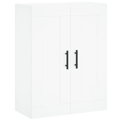 Armoire murale blanc 69,5x34x90 cm bois d'ingénierie