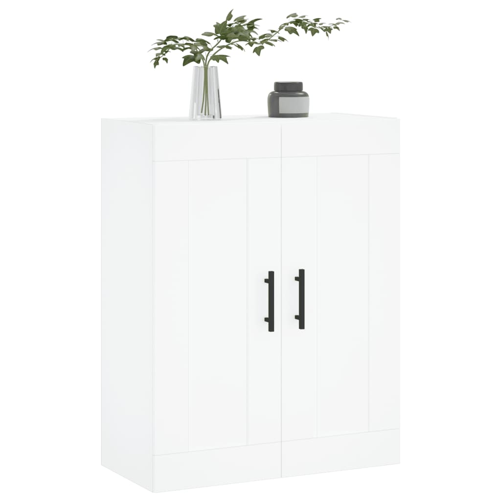 Armoire murale blanc 69,5x34x90 cm bois d'ingénierie