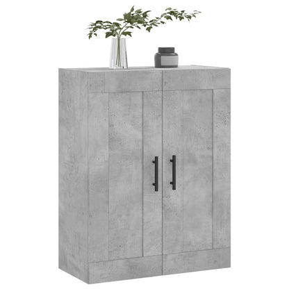 Armoire murale gris béton 69,5x34x90 cm bois d'ingénierie