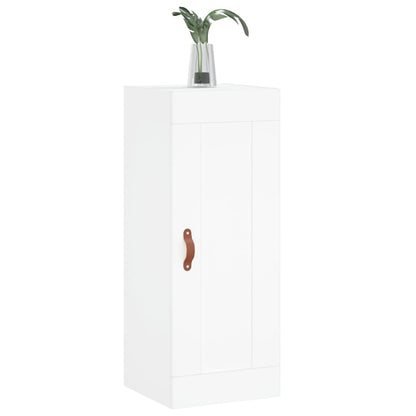 Armoire murale blanc 34,5x34x90 cm bois d'ingénierie