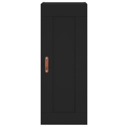 Armoire murale noir 34,5x34x90 cm bois d'ingénierie