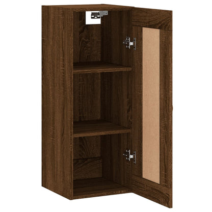 Armoire murale chêne marron 34,5x34x90 cm bois d'ingénierie