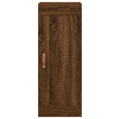 Armoire murale chêne marron 34,5x34x90 cm bois d'ingénierie