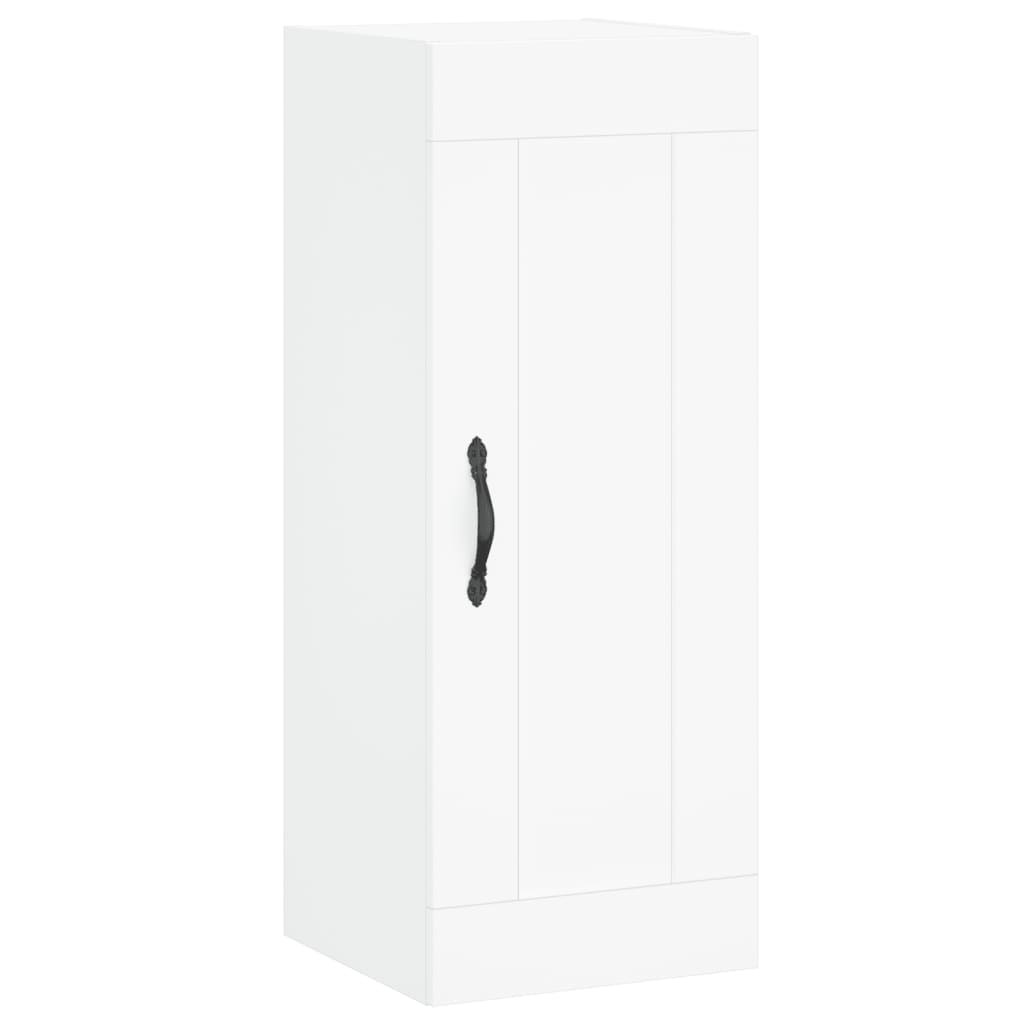 Armoire murale blanc 34,5x34x90 cm bois d'ingénierie