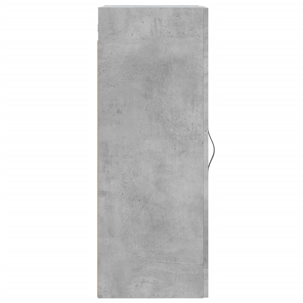 Armoire murale gris béton 34,5x34x90 cm bois d'ingénierie