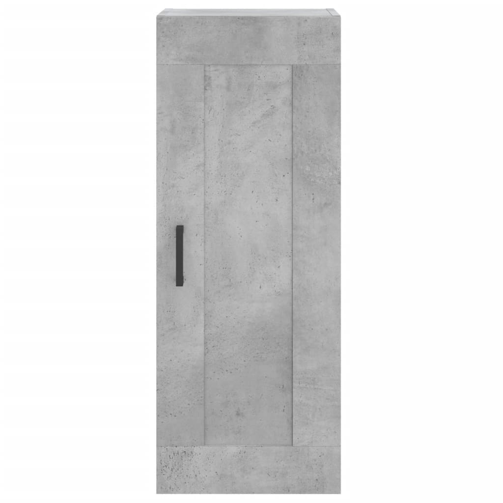 Armoire murale gris béton 34,5x34x90 cm bois d'ingénierie