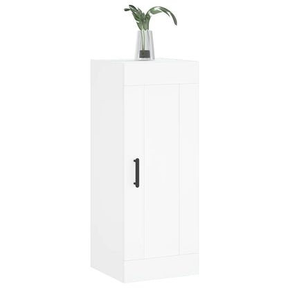 Armoire murale blanc 34,5x34x90 cm bois d'ingénierie