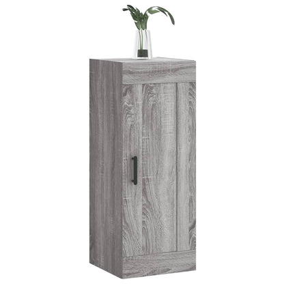 Armoire murale sonoma gris 34,5x34x90 cm bois d'ingénierie